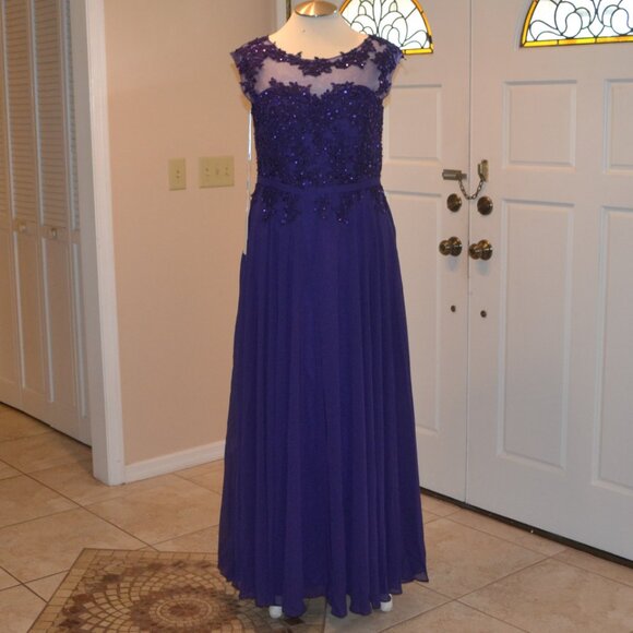 NEW JJs House Dress Mother of the Bride / Groom Bridesmaid Size 16 Gown Regency - Picture 14 of 16